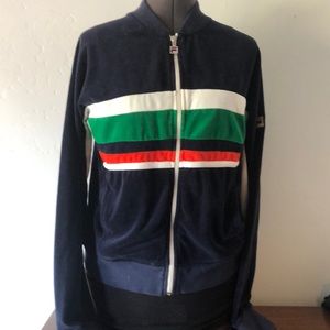 Fila vintage zip up sweater size M